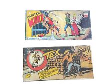  TEX nr. 19 e 17- CAPITAN MIKI nr. 5 - lotto di nr 3 strisce ANASTATICHE  £.20