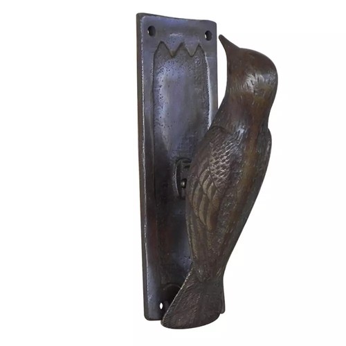 Battiporta bronzo uccellino - battiporta,