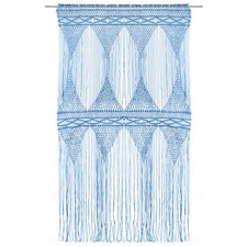 vidaXL Tenda Macramè Blu