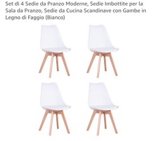 Set sedie imbottite - di,