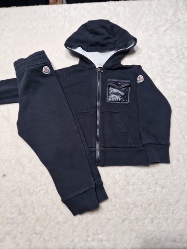 Moncler tuta ragazzo nera con - moncler,