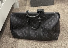 *NUOVO* Borsa Louis Vuitton Keepall Bandoulière 45 Monogram Eclipse M40569 + ricevuta