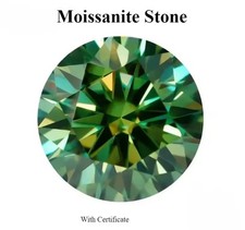 Diamante Moissanite Verde 1 ct