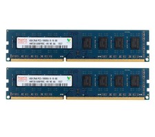 Per Hynix 2x 4GB DDR3 1333MHz 2RX8 PC3-10600U 240PIN DIMM memoria RAM 8G