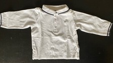 Polo a maniche lunghe ARMANI BABY. Bianca Tg. 9 mesi