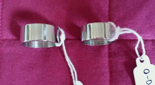 Anello acciaio fede fascia - anello,