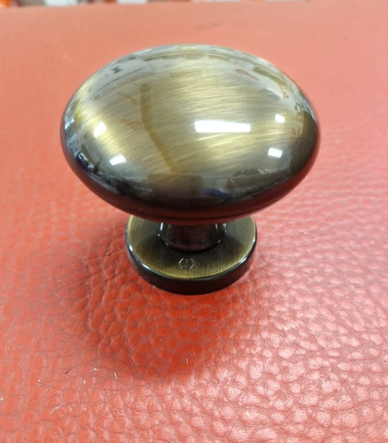 Pomolo pomello tondo bronzo - pomello,
