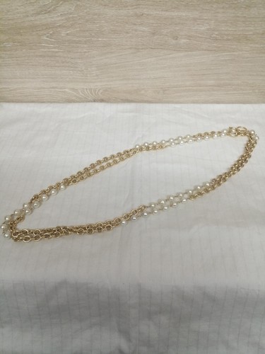 Collana chanel metallo dorato - collana,