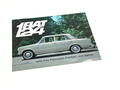 Brochure fiat 124 - 124, 1966