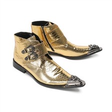 Scarpe da uomo retrò in pelle