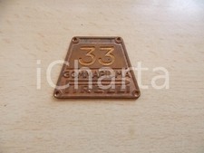 1960 ca PIRELLI Materasso GOMMAPIUMA 33 Sigillo di garanzia *Dimensioni 4x3 cm