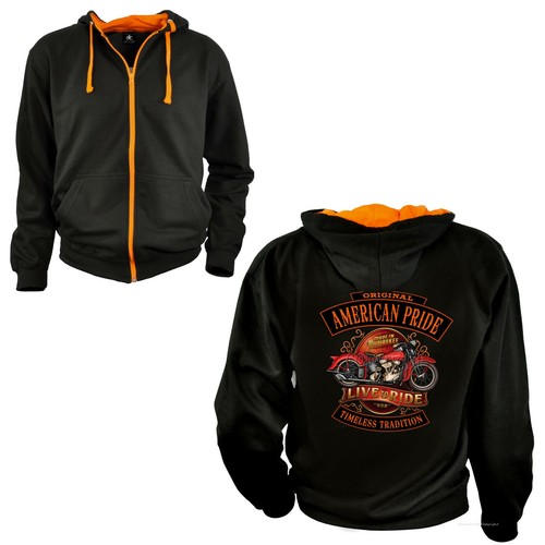 Giacca biker zip classica - , moto