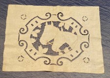 Cuscino O Centro Da Completare Ricamato A Mano Cavalli Liberty