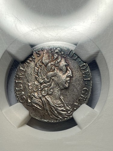 Guglielmo iii sixpence - iii,