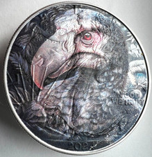 Dodo Bird - Extinct Animals American Silver Eagle moneta da 1 oz .999 dollaro d'argento