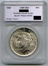 Dollaro D'Argento Peace 1922