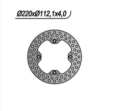 DISCO FRENO POSTERIORE