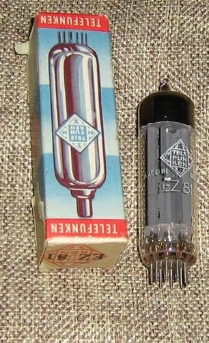 Tube telefunken germany ez81 - tube,
