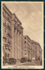 Torino Città Via Corte d'Appello Mezzi Militari cartolina MZ7232