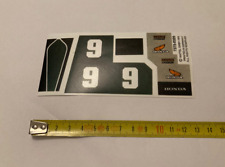 Decalcomanie adesivi stikers Big Jim motocross Honda Mattel