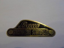 Targa BMW Baur carrozzeria