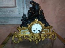 PENDULE HORLOGE RÉGULE BRONZE