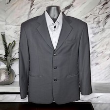 Cappotto sportivo Intrend Fashions uomo 40R nero 3 bottoni senza sfiato