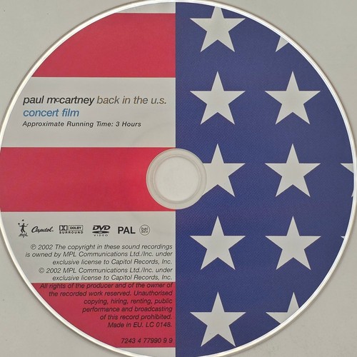 Paul mccartney back the - mccartney,