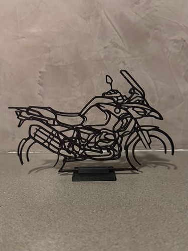 Moto stilizzata stampata 3d - moto,