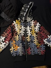 Felpa con cappuccio Mnml Fleur De Lis All Over 