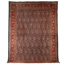 Tappeto Tabriz Antico Cotone Lana Nodo Grosso Iran 400 x 300 cm Originale