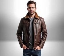 Giacca biker uomo nuova cafe