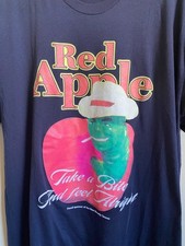 T-shirt sigarette mela rossa