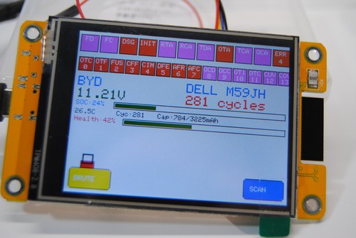 Strumento diagnostico batteria