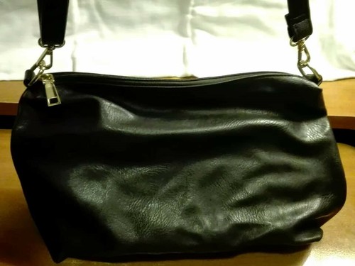 Borsa nera tracolla media - borsa, a