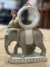 Vecchia statuina in porcellana tedesca- elefante