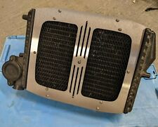 Protezione copriradiatore BMW K75 inox spazzolato cafe racer scrambler personalizzata