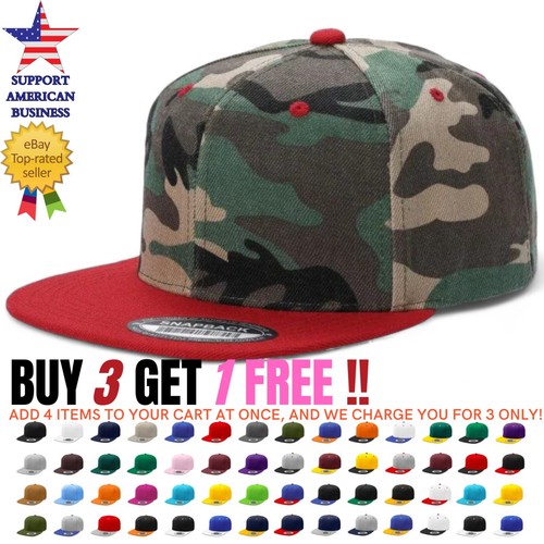 Cappello snapback tesa piatta