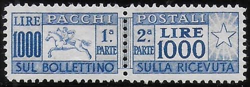 1954 italia parcel post - italia,