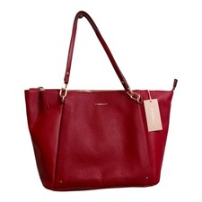Fiorelli Sigrit Tote Bag Rosso Dalia Grande Borsa Donna Doppio Manico Nuova con etichette
