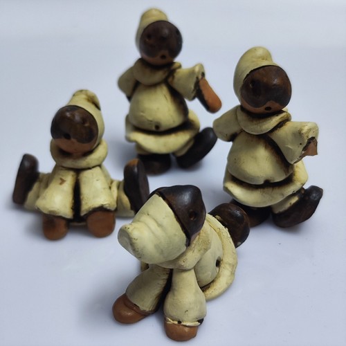 Lotto quattro statuina - lotto,