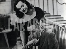 Foto vintage film, Totò terzo uomo, 1951, Elli Parvi, Totò, stampa 24 x 18 cm