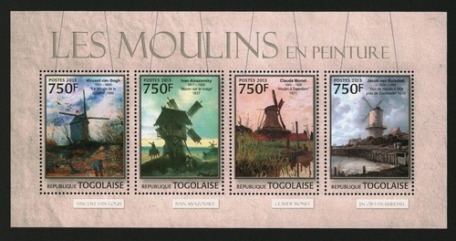 Foglio francobolli togo 2013 - francobolli,