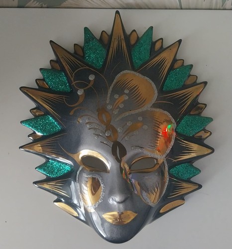 Maschera parete ceramica - maschera, in
