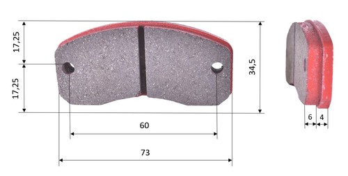 Pastiglie dei freni - (set, di