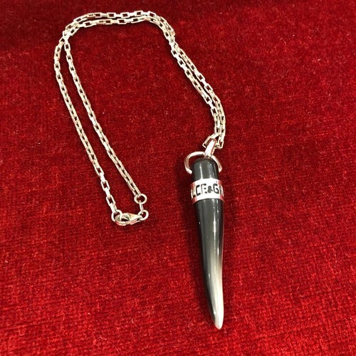Collana corno rosario - , in