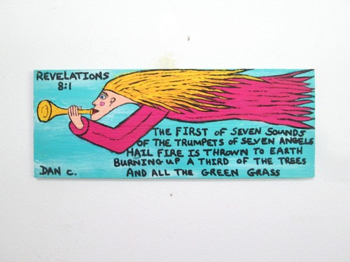 Outsider folk art dipinto - art,