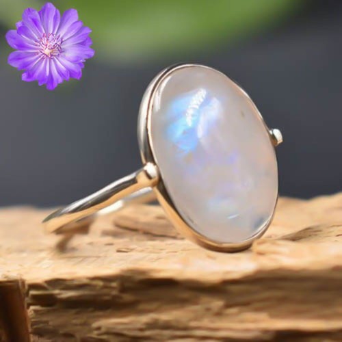 Anello argento pietra di - argento,