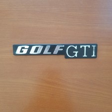 Scritta VW "GOLF GTI" 1^ Serie