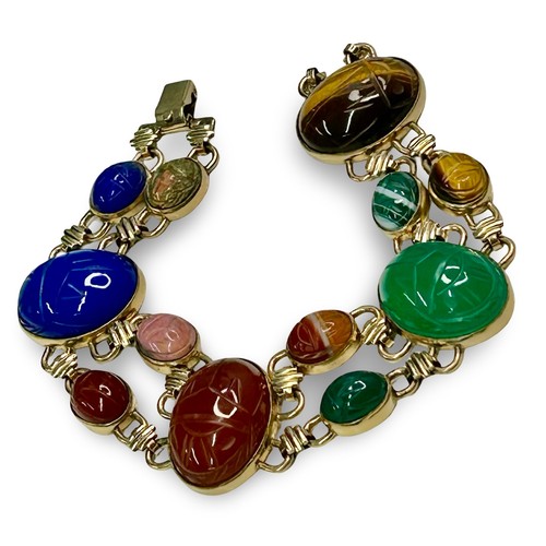 Bracciale scarabeo vintage - bracciale,